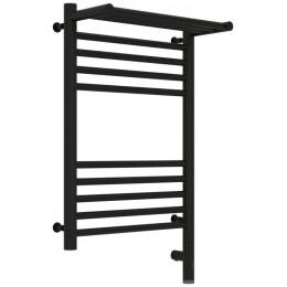 Полотенцесушитель, Сунержа, Богема 3.0, с 1 полкой, шгв 432*214*724, нижнее справа, МЭМ, цвет-черный матовый