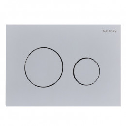 Клавиша смыва, Splendy, Stable Rest, для унитаза, шгв 220*5*150, с круглыми кнопками, цвет-хром