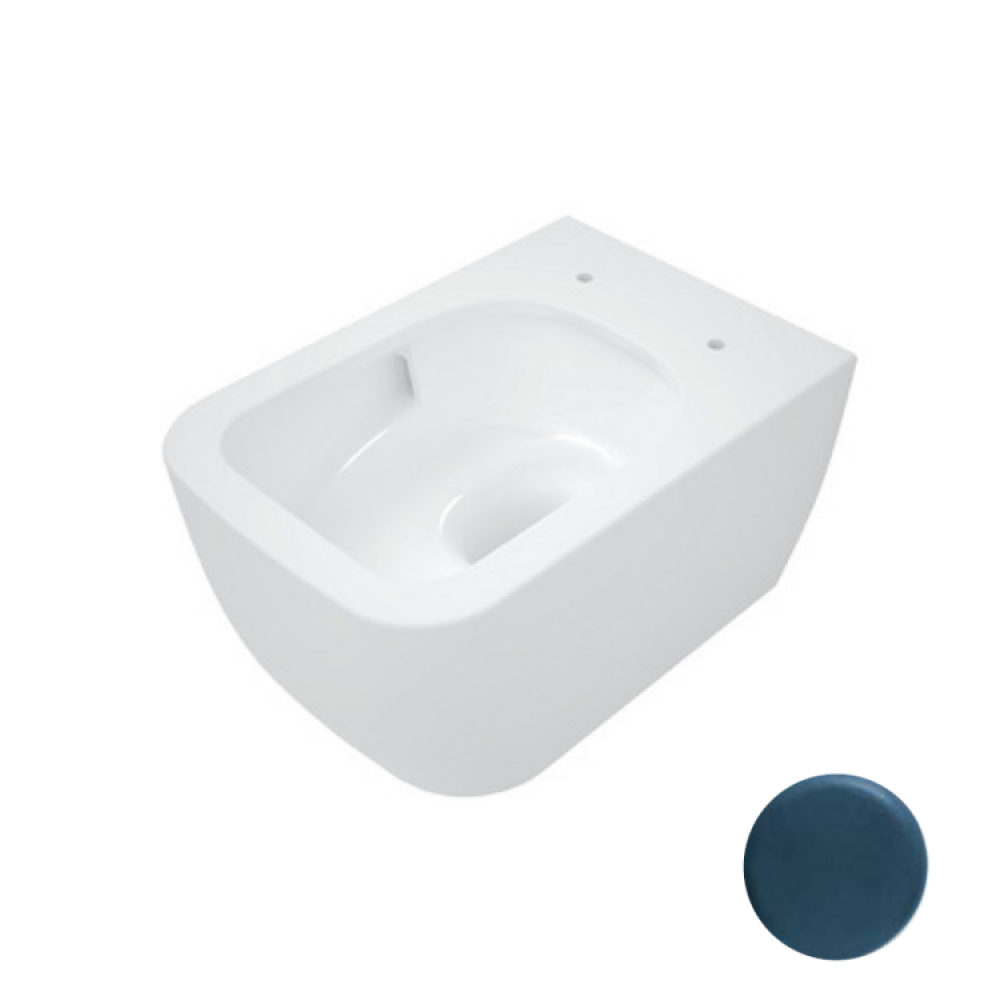 Унитаз, Scarabeo, Teorema 2.0, подвесной, шгв 360*520*350, цвет-океан матовый