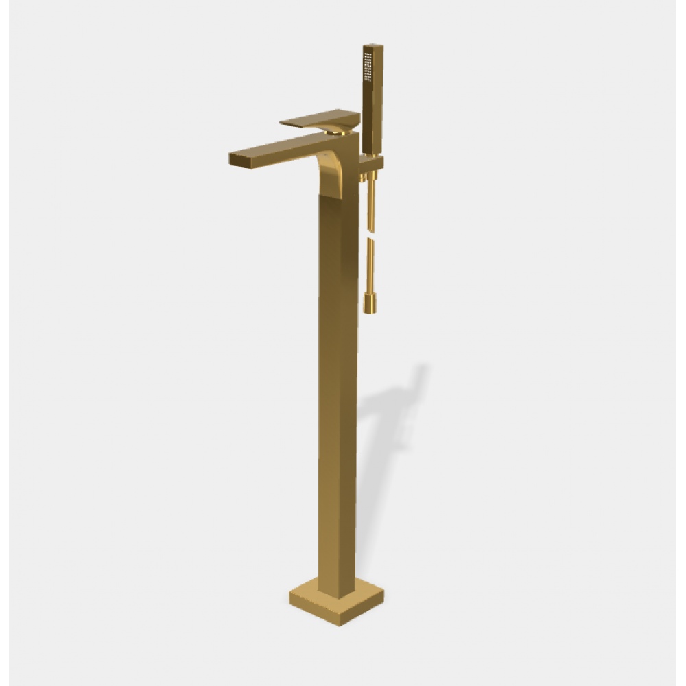 Смеситель для ванны и душа, Fima Carlo Frattini, Zeta, цвет-золото