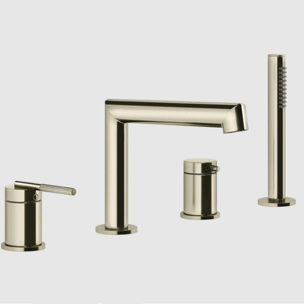 Смеситель для ванны и душа, Gessi, Ingranaggio, цвет-Nickel PVD