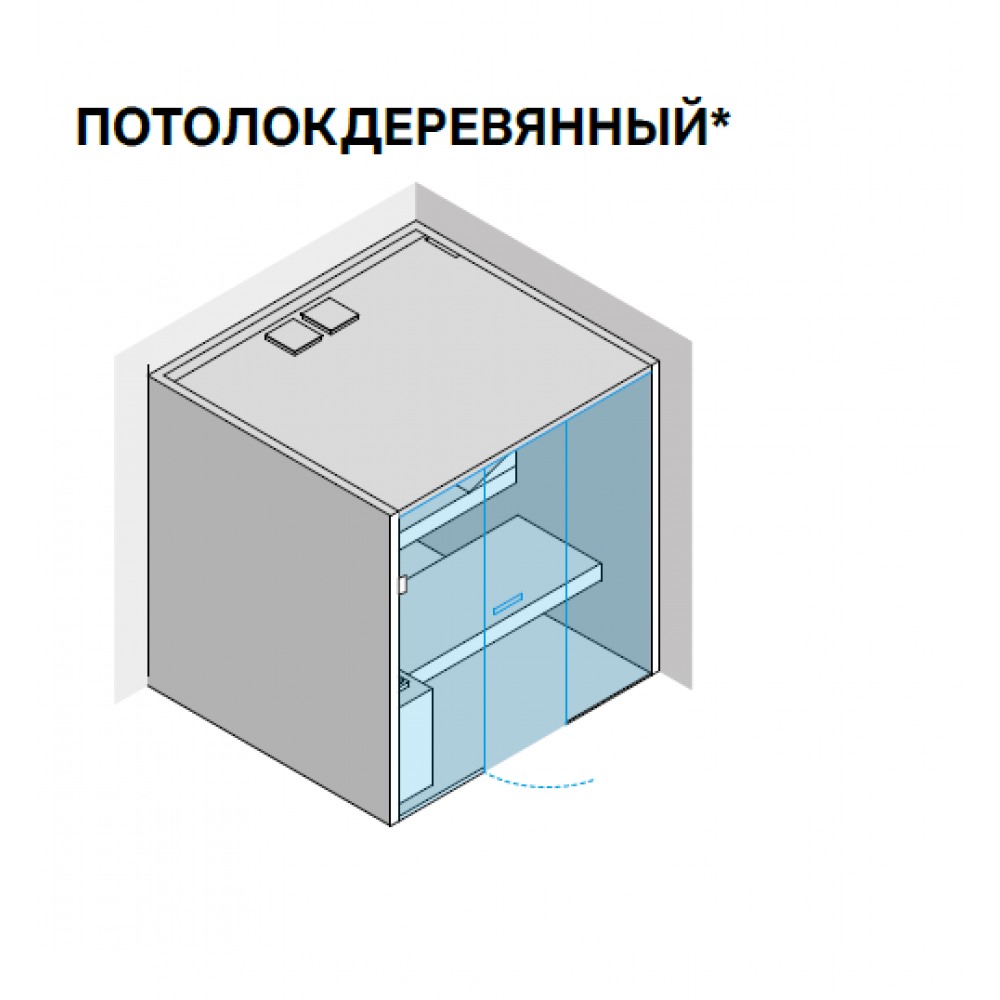 Сауна, Effe, Sky 105, шгв 2300*2000*2110, Канадский Хемлок