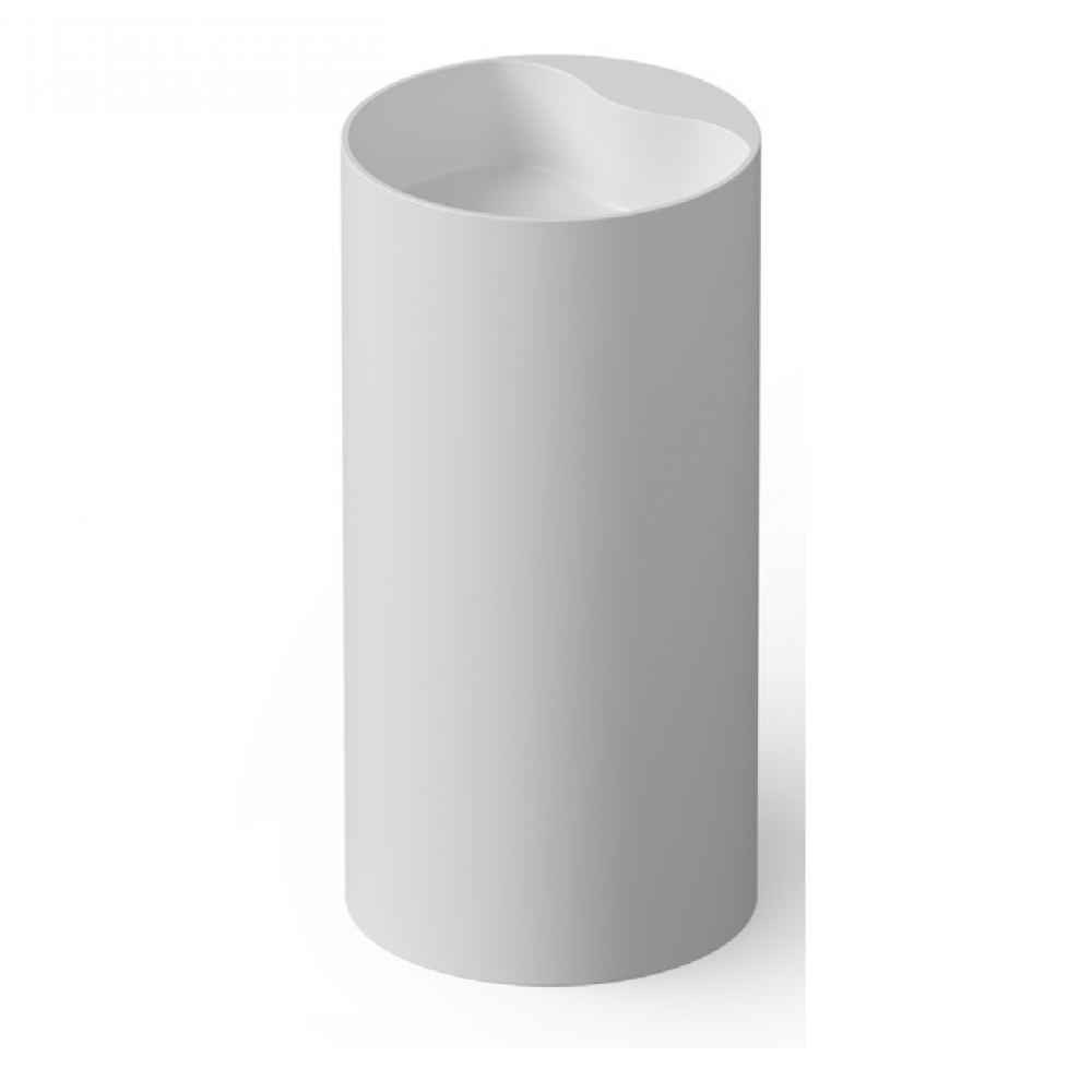 Раковина, DEA Design, Pedestal Basin, шгв 450*450*900, отверстия для смесителя-отсутствуют, цвет-белый матовый