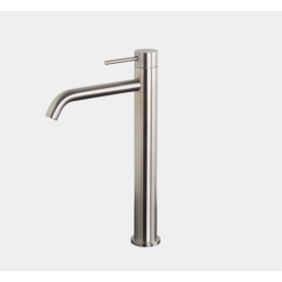 Смеситель для раковины, Fima Carlo Frattini, Spillo Steel, цвет-нержавеющая сталь