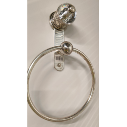 Полотенцедержатель, THG, Duomo Cristal, шгв 180*80*290, цвет-Antique Silver