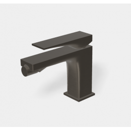 Смеситель для биде, Fima Carlo Frattini, Zeta, цвет-брашированный черный хром