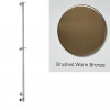 Полотенцесушитель, Margaroli, Arcobaleno, 616, шгв 55*125*1685.5, Box справа, цвет-Warm Bronze Brushed PVD