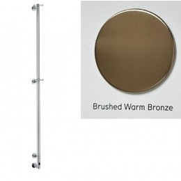 Полотенцесушитель, Margaroli, Arcobaleno, 616, шгв 55*125*1685.5, Box справа, цвет-Warm Bronze Brushed PVD