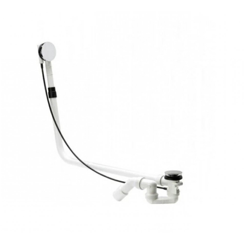 Слив-перелив, Bette, для ванны, длина троса, мм-1070, цвет-хром