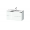 Тумба под раковину, Duravit, L-Cube, шгв 1020*481*550, раковина-необходимо заказать, цвет-белый глянцевый