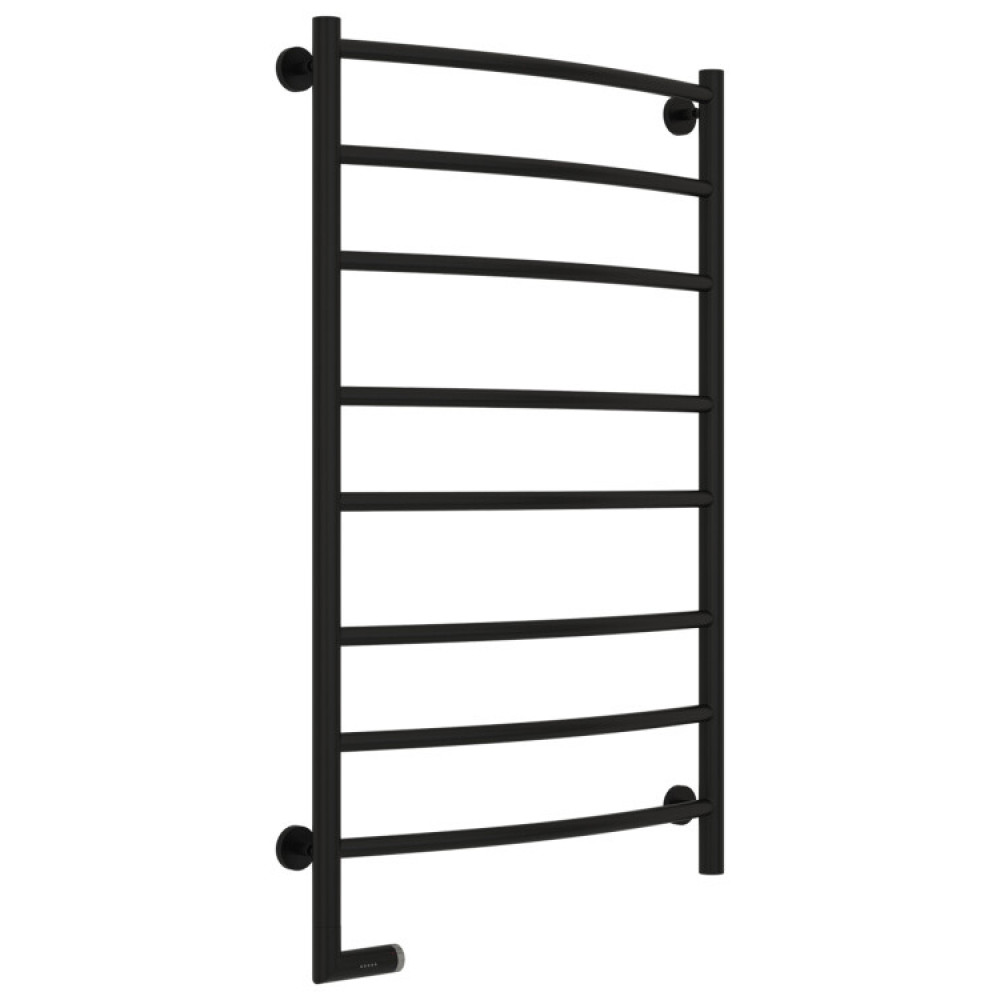 Полотенцесушитель, Сунержа, Галант 2.0, шгв 650*118-133*1062, нижнее слева, МЭМ, цвет-черный матовый