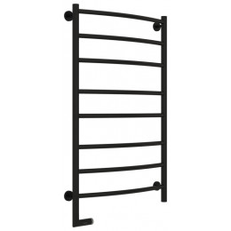 Полотенцесушитель, Сунержа, Галант 2.0, шгв 650*118-133*1062, нижнее слева, МЭМ, цвет-черный матовый