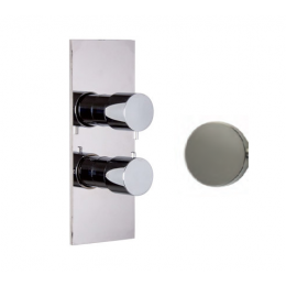 Смеситель для душа, Fima Carlo Frattini, Fimatherm, на 2/3 потребителя, цвет-никель брашированный