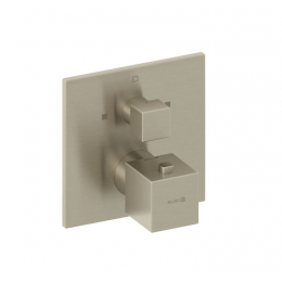 Смеситель для душа, Kludi, DECUS, на 2 потребителя, цвет-никель брашированный