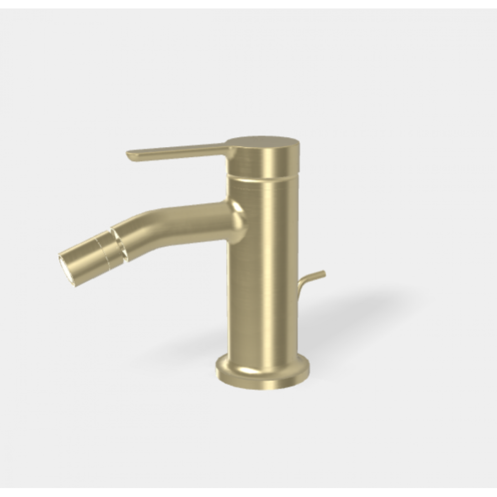 Смеситель для биде, Fima Carlo Frattini, Snap, цвет-шампань брашированная