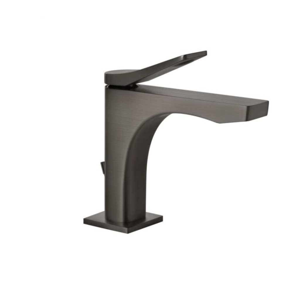 Смеситель для раковины, Gessi, Rilievo, цвет-Black Metal Brushed PVD