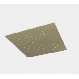 Верхний душ, Fima Carlo Frattini, Showerhead, 500*500, цвет-брашированный шампань