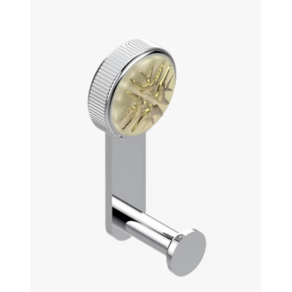 Крючок, THG, Hirondelles Gold stamped, шгв 53*49*123, цвет-хром