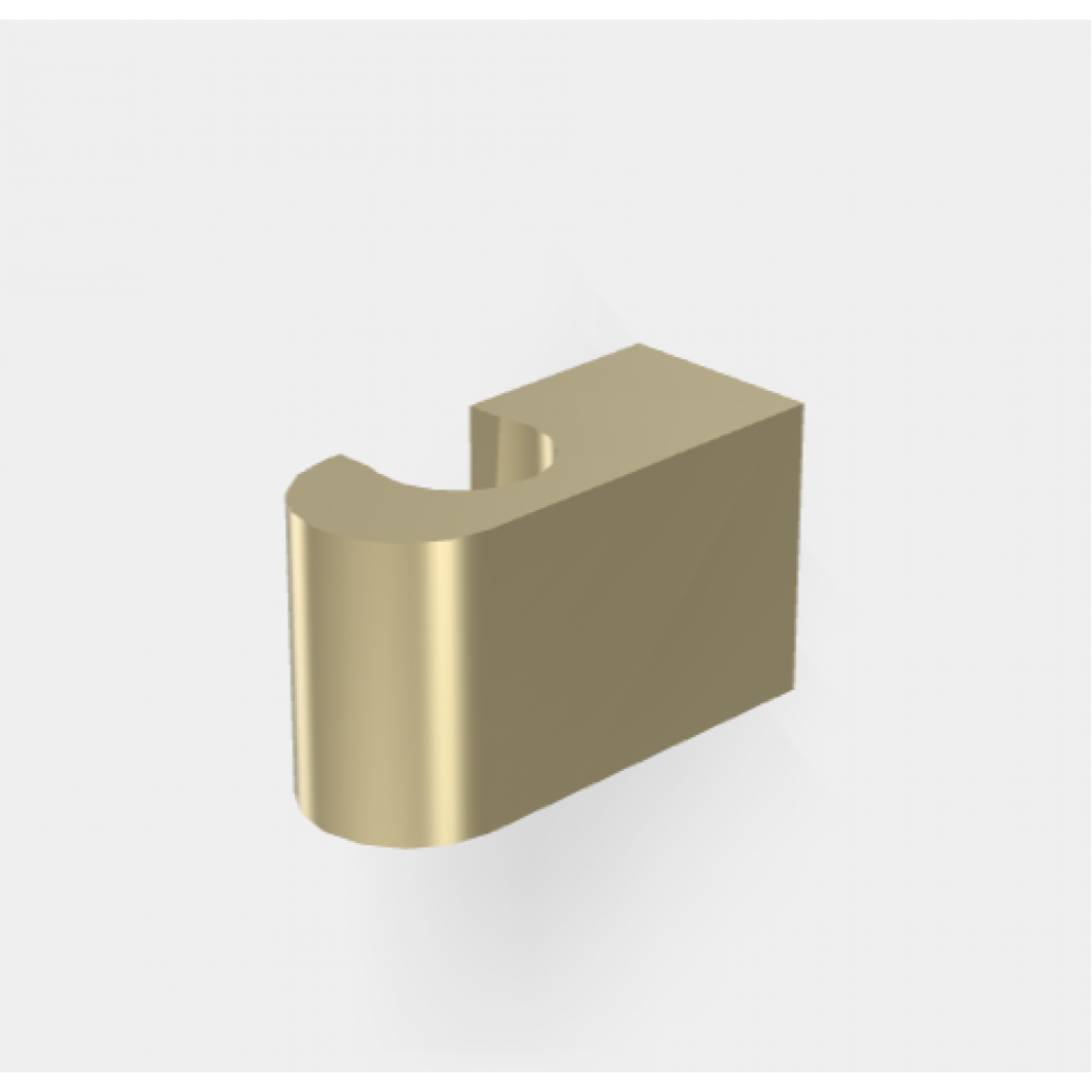 Держатель для ручного душа, Fima Carlo Frattini, Shower accessories, цвет-шампань брашированная