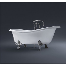 Ванна, Treesse, Epoca, шгв 1700*800*720, цвет-белый/хром