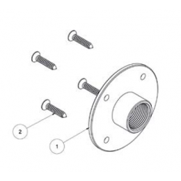 Комплект креплений, Almar, для изделий панели №2,3,4 (Товар заказной, возврату не подлежит)