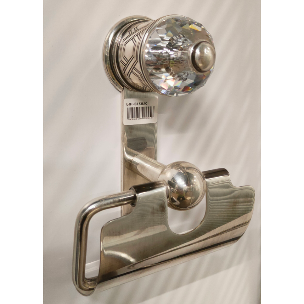 Бумагодержатель, THG, Duomo Cristal, шгв 166*86*208, цвет-Antique Silver