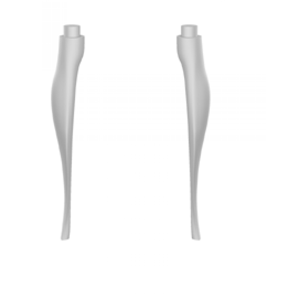 Ножки, Scarabeo, Castellana, в комплекте-2 шт., цвет-белый