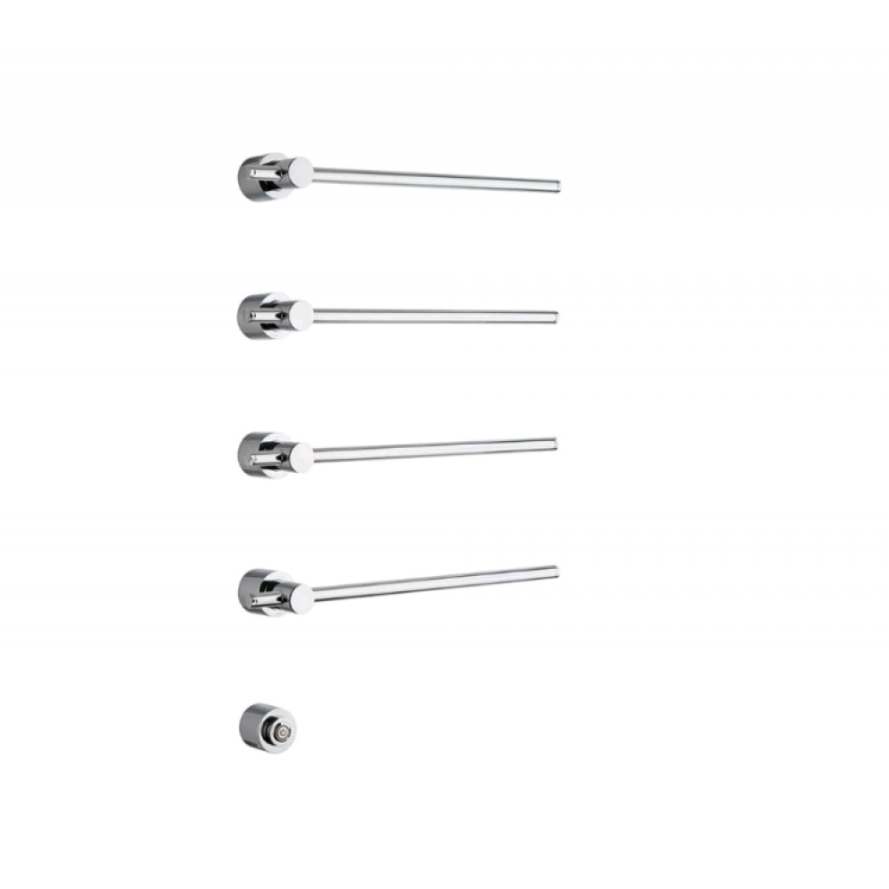 Полотенцесушитель, Margaroli, Sole, шгв 368*93*845, цвет-Warm Bronze PVD