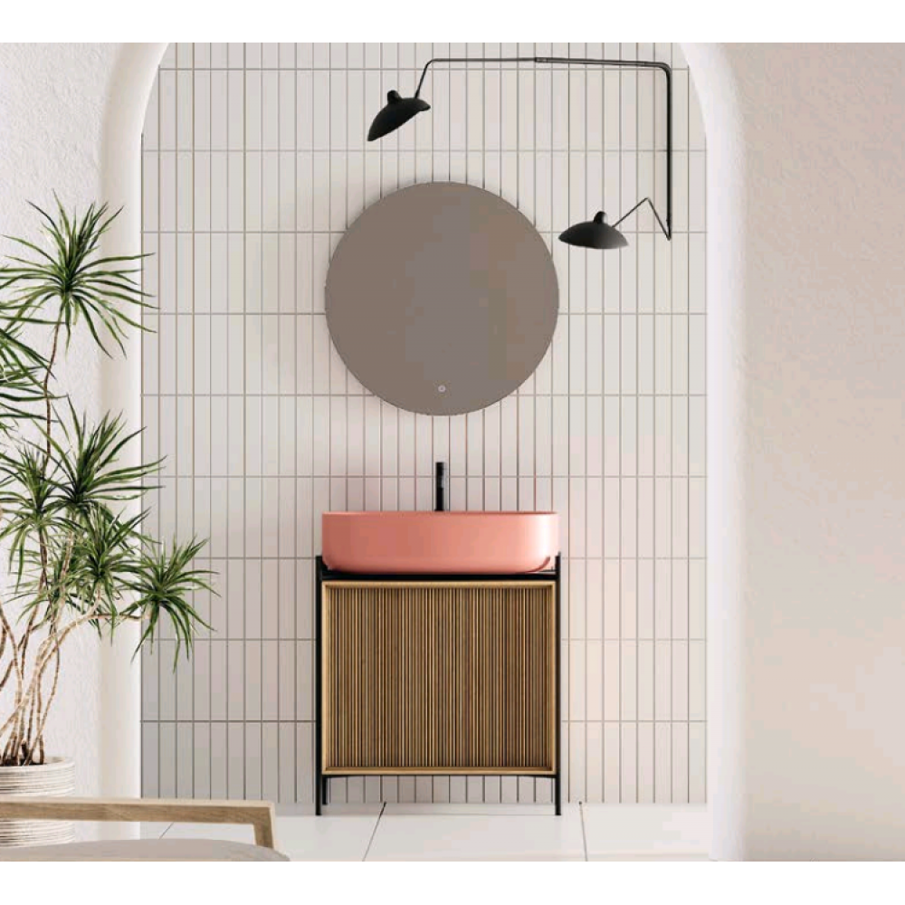 Cекция с дверцей, Scarabeo, Laila , для консоли, цвет-Rovere Chiaro Cannettato