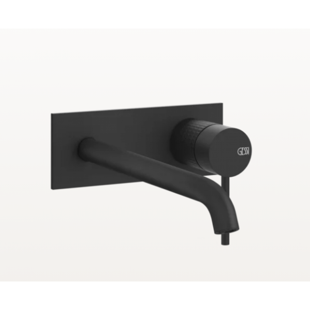Смеситель для раковины, Gessi, Meccanica, цвет-черный матовый