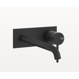 Смеситель для раковины, Gessi, Meccanica, цвет-черный матовый