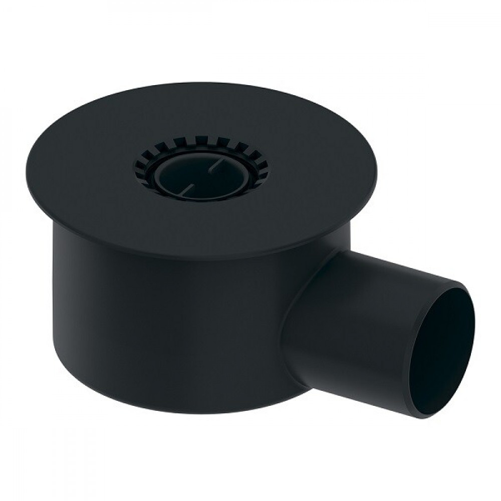 Сифон, TECE, TECEdrainline, для дренажного канала, DN70, цвет-чёрный