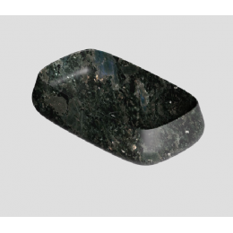 Раковина, Alice, NUR, шгв 600*350*140, отверстия для смесителя-отсутствуют, Aliglaze+, цвет-бронзовый мрамор (Bronze marble)