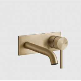 Смеситель для раковины, Gessi, 316 Flessa, цвет-Warm Bronze Brushed PVD