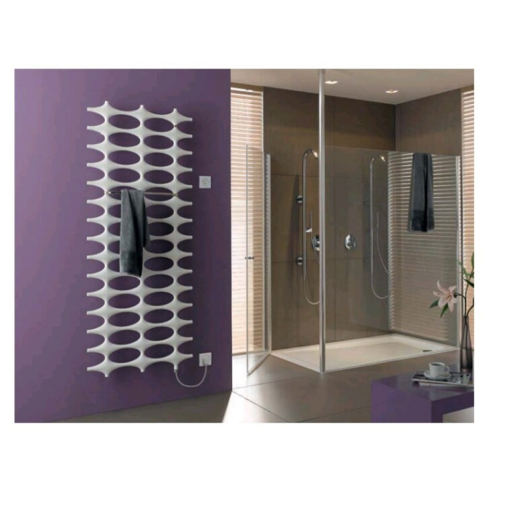 Полотенцесушитель, Kermi, Ideos-E, шгв 508*37*1151, справа, WFC белый, цвет-RAL 9016 (белый)