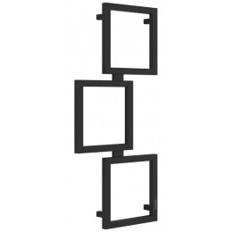 Полотенцесушитель, Сунержа, Этюд ES, шгв 490*74*1050, справа, цвет-чёрный матовый