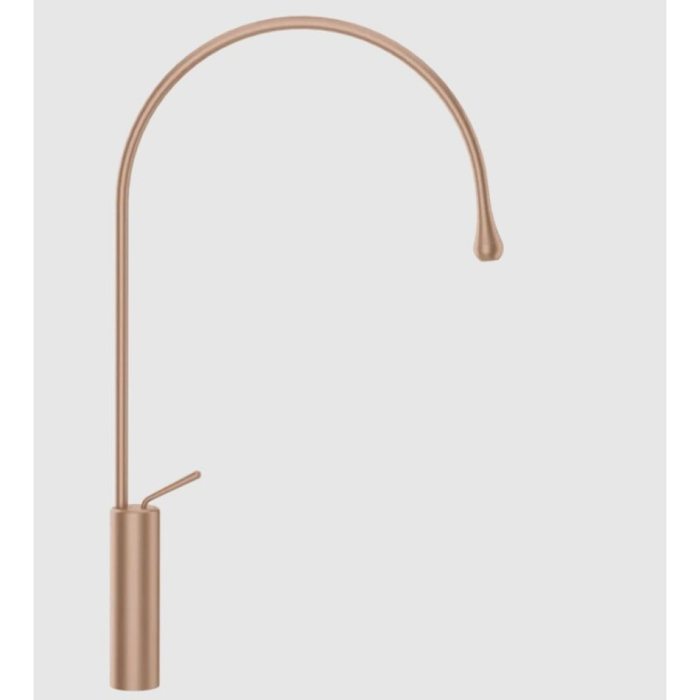 Смеситель для раковины, Gessi, Goссia, цвет-Copper Brushed GHRC