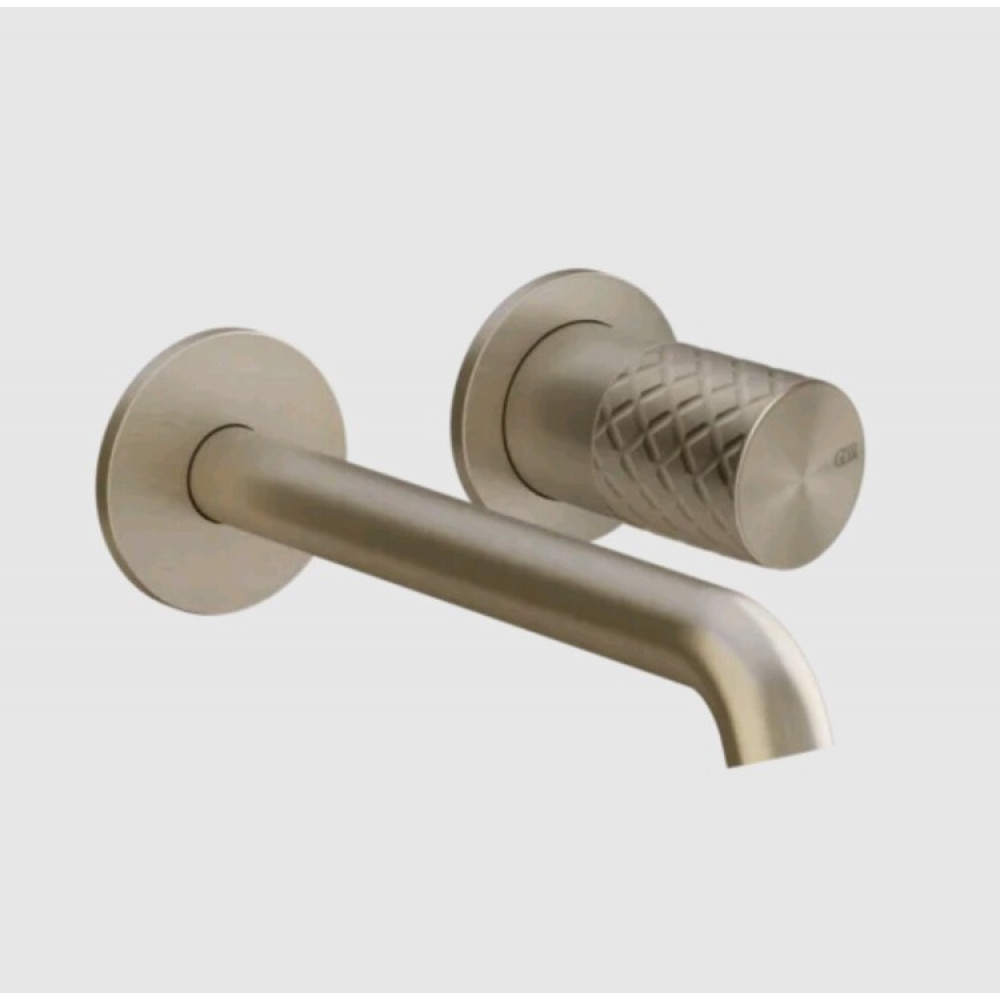 Смеситель для раковины, Gessi, Habito Intreccio, цвет-Finox Brushed Nickel