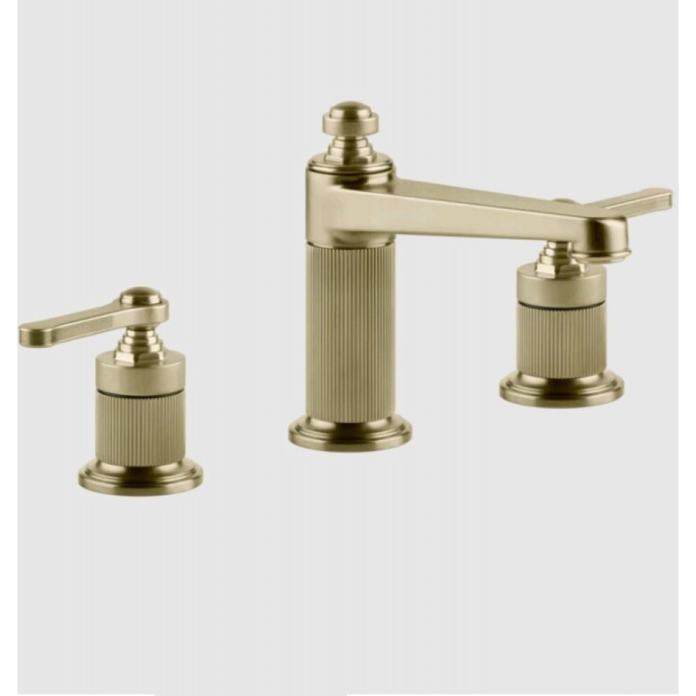Смеситель для раковины, Gessi, VENTI20, цвет-Brushed Brass PVD