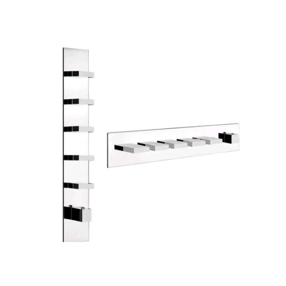 Смеситель для душа, Gessi, Rettangolo Wellness, цвет-хром