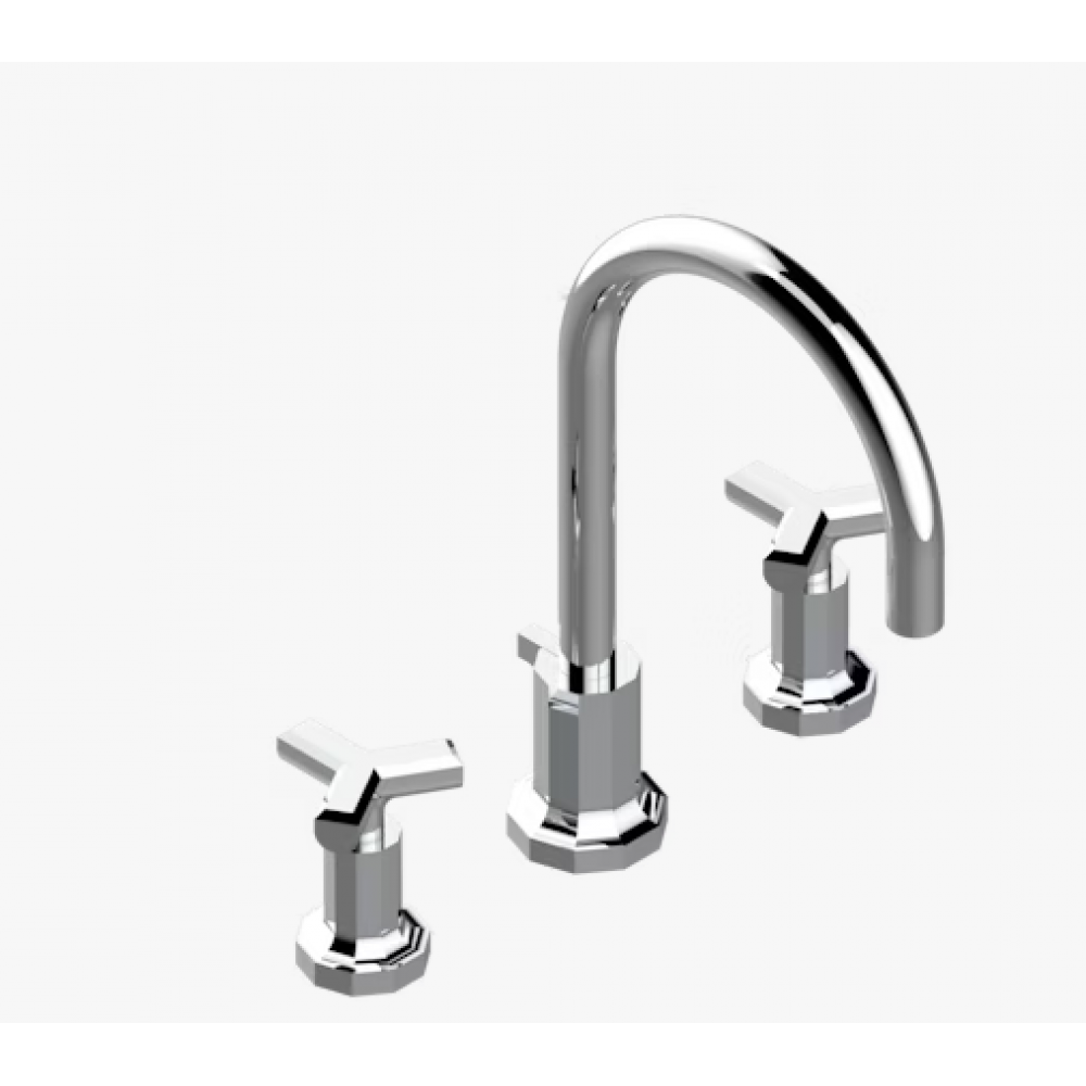 Смеситель для раковины, THG, Les Ondes, цвет-бронза