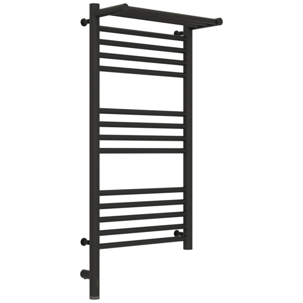 Полотенцесушитель, Сунержа, Богема 3.0, с 1 полкой, шгв 432*214*924, нижнее слева, МЭМ, цвет-тёмный титан муар