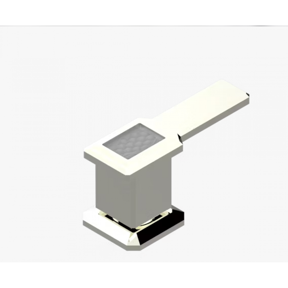 Вентиль, THG, Metropolis Clear crystal with lever, переключающий (дивертор), цвет-никель