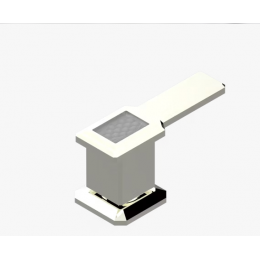 Вентиль, THG, Metropolis Clear crystal with lever, переключающий (дивертор), цвет-никель