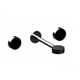 Смеситель для раковины, Cisal, Slim, цвет-Matt Black