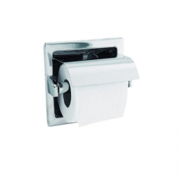 Бумагодержатель, Nofer, Без коллекции, шгв 161*115*161, цвет-полированная нержавеющая сталь