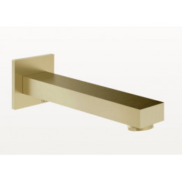 Излив, Gessi, Inverso Rigato, для ванны, цвет-Brass Brushed PVD