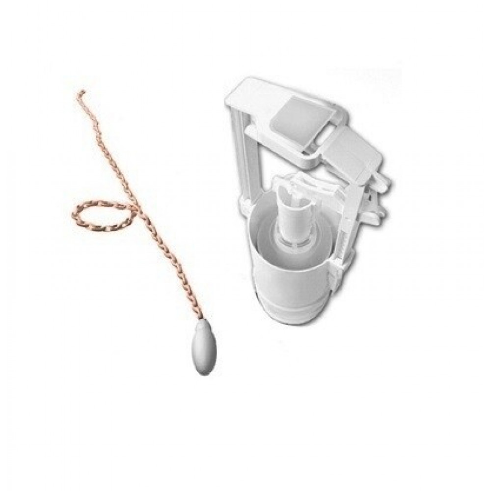 Смывной механизм, Globo, Paestum, на цепочке, цвет-золото