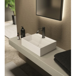 Раковина, Alice, Spy, шгв 400*300*110, отверстия для смесителя-1, Aliglaze+, цвет-белый