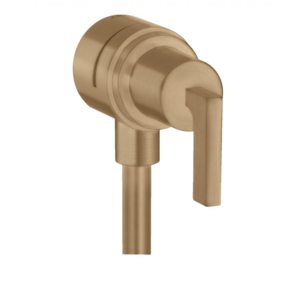 Шланговое подсоединение, Axor, Axor Citterio, цвет-шлифованная бронза